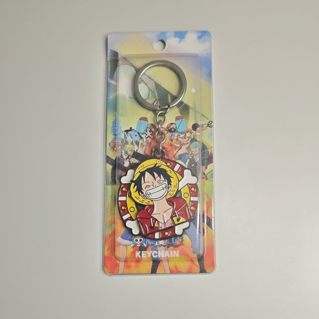 Luffy Spinner Metal KeyChain | One Piece