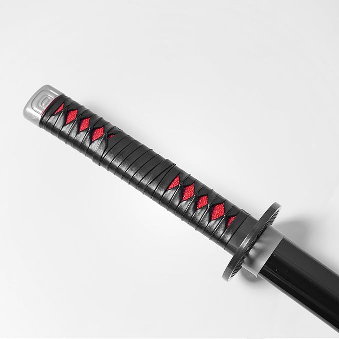 Demon Slayer: Tanjiro Flame Black Wooden Katana