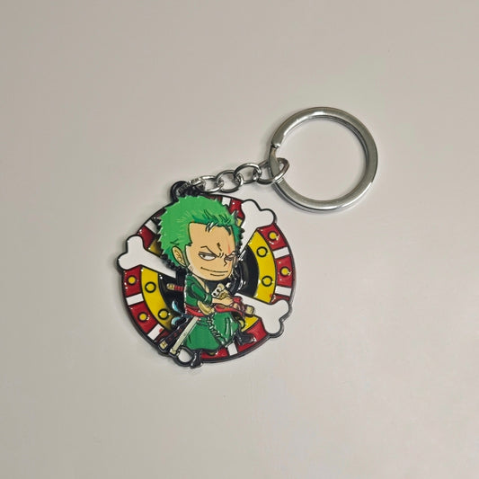 Zoro Spinner Metal KeyChain | One Piece