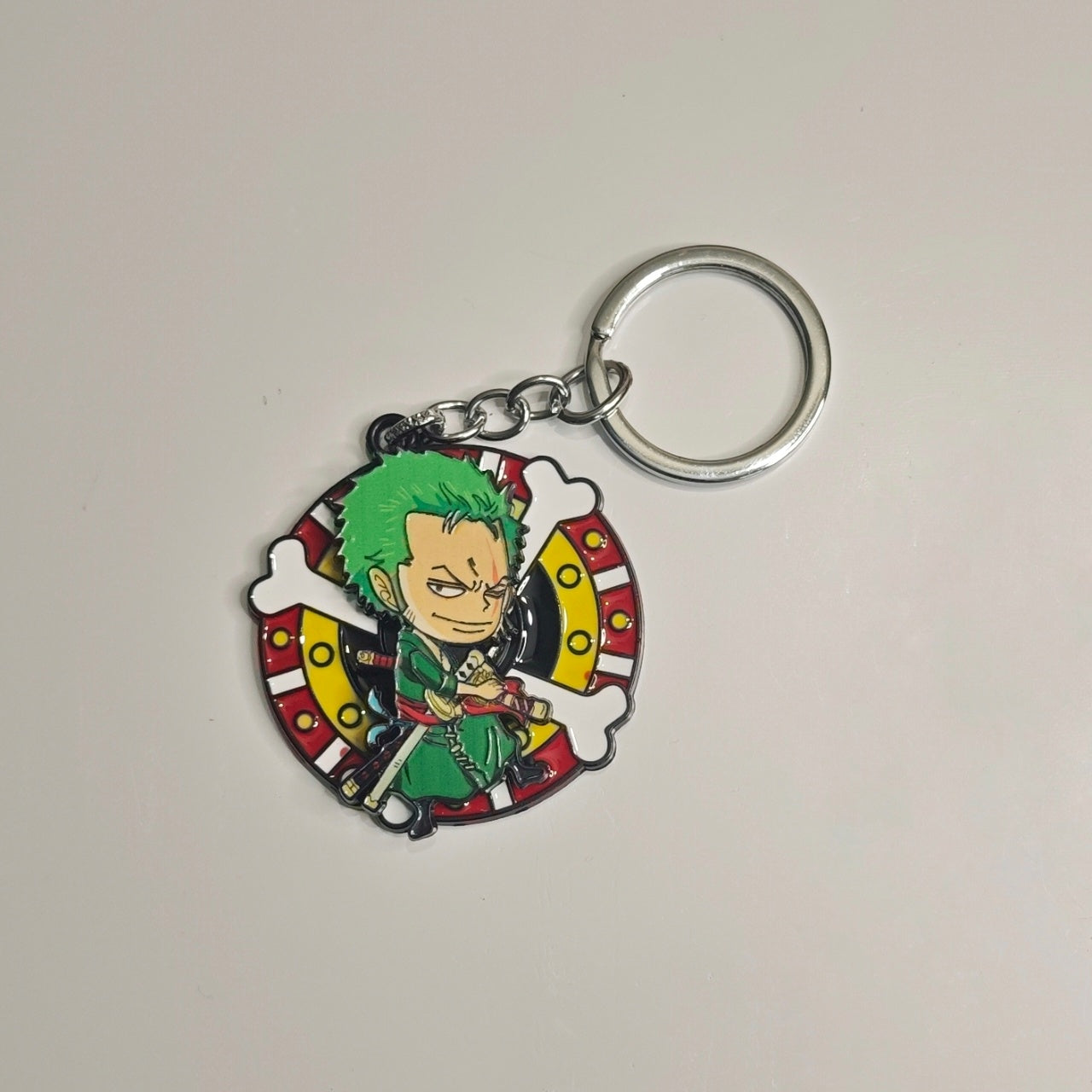 Zoro Spinner Metal KeyChain | One Piece