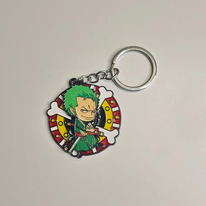 Zoro Spinner Metal KeyChain | One Piece
