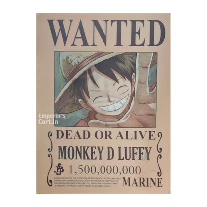 One Piece 3D Poster | Zoro - Luffy Wanted Poster