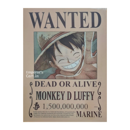 One Piece 3D Poster | Zoro - Luffy Wanted Poster