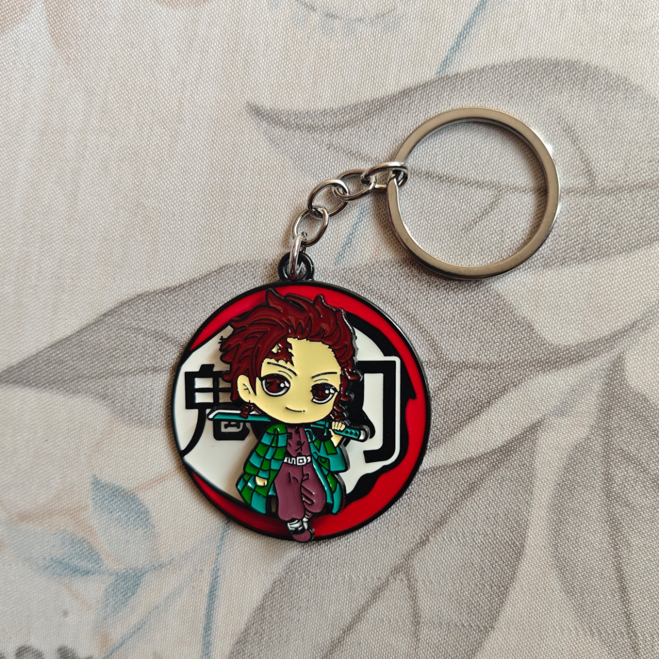 Tanjiro Metal KeyChain | Spinner