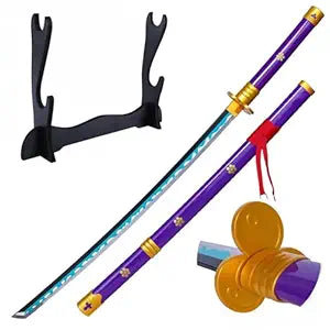 Zoro ENMA Purple Katana/Sword | Life-Size | (Stand Included) | One Piece