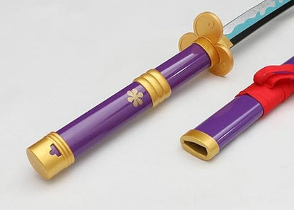 Zoro ENMA Purple Katana/Sword | Life-Size | (Stand Included) | One Piece
