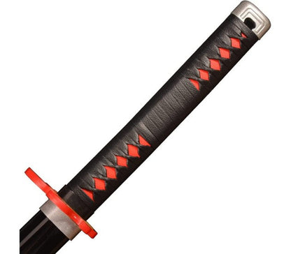Demon Slayer: Tanjiro Flame Black Wooden Katana